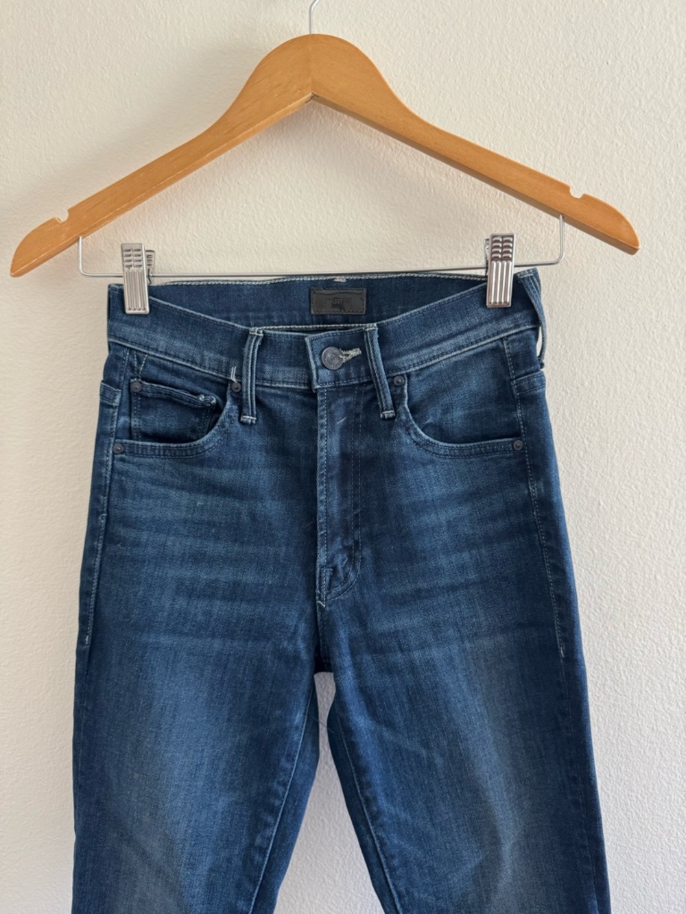 Mother The Insider Crop Step Fray Good For You Jeans size 24 - Picture 4 of 8